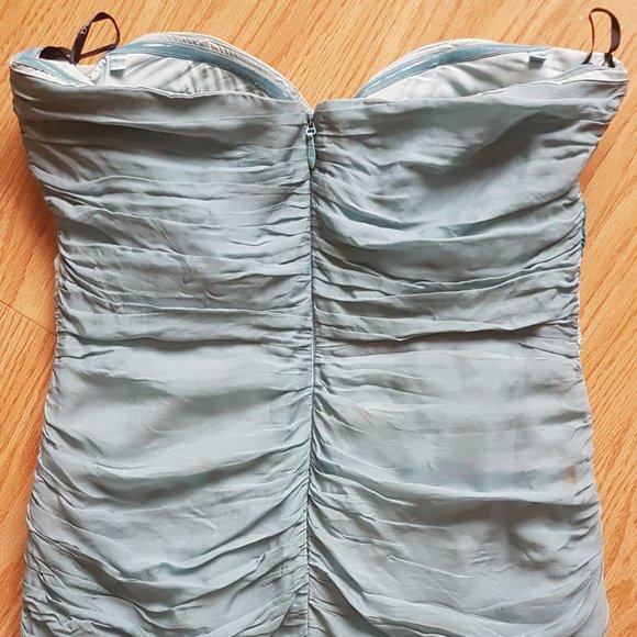 Bebe Silk Strapless Dress - Picture 4 of 12